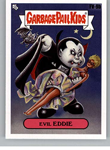 2020 Topps Garbage Pail Kids Series 2 35th Anniversary Fan Favorites NonSport Trading Card #FV-9B EVIL EDDIE Official GPK Sticker Trading Card From The Topps Company highlighting Fan Favorite Characters throughout the years in Raw (NM or Better) Condition