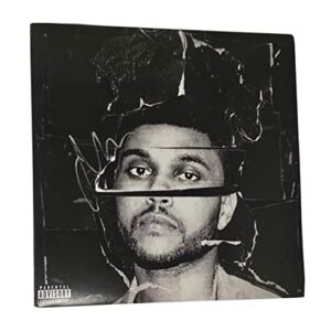 The Weeknd Signed Autograph Beauty Behind The Madness Vinyl Record Album LP COA