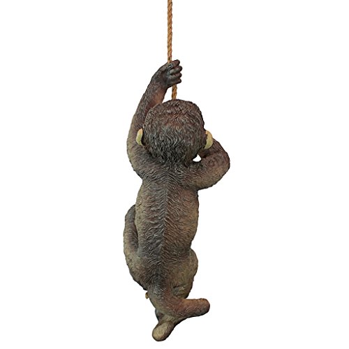 Design Toscano Makokou the Climbing Monkey Sculpture