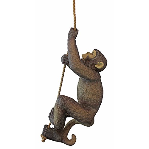 Design Toscano Makokou the Climbing Monkey Sculpture