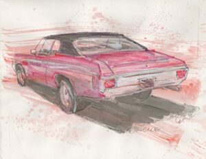 red chevelle drawing