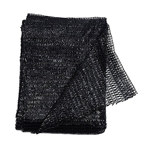 40% Black 6.5'x10' Sun Mesh Net Sunblock Shade Cloth Cover UV Resistant for Garden Flower Car Plant Cover Patio Canopy Pergola Greenhouse