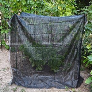 40% Black 6.5'x10' Sun Mesh Net Sunblock Shade Cloth Cover UV Resistant for Garden Flower Car Plant Cover Patio Canopy Pergola Greenhouse