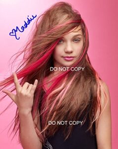 maddie ziegler of dance moms reprint signed 11×14″poster photo #3 rp sia autographed