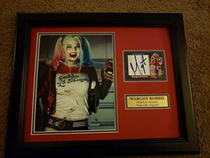 margot robbie harley quinn suicide squad autographed autograph framed 8×10 photo