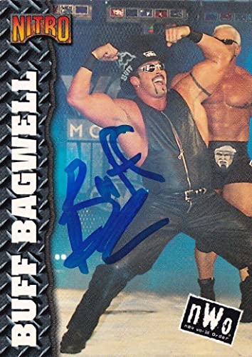 Buff Bagwell Signed 1999 Topps WCW/nWo Nitro Card #31 WWE Superstar Autograph - Autographed Wrestling Cards