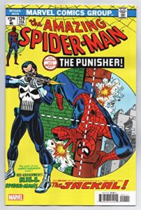 amazing spider-man #129 facsimile edition | 1st app punisher (marvel, 2023) nm