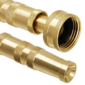 Twinkle Star Heavy-Duty Brass Adjustable Twist Hose Nozzle, 2 Pack, TWIS3432