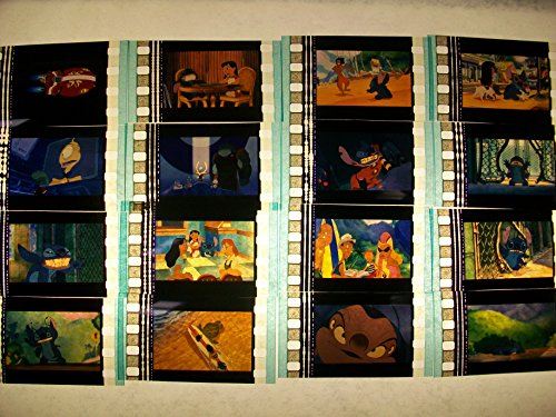 LILO & STITCH Lot of 12 35mm Film Cell Collectible Memorabilia Complements Poster Book Theater