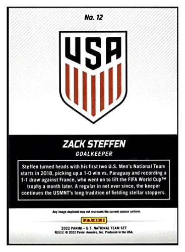 Zach Steffen 2022 Panini Instant USA Soccer Men Collection #12 Special Release
