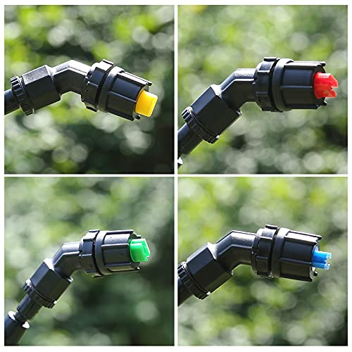 Aimela110 °Fan Shaped Nozzle, 110 Degree Fan-shaped Flat Bottom, 0.15-0.4mm Aperture, Suitable for Knapsack Sprayer, Garden spray, Agricultural Greenhouse Spray Equipment, etc., Used for weeding.