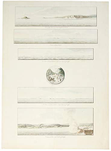 [A group of six views printed on a single plate] `A View of Cape Egmont and Winter Rock from the Eastward.'; `Entrance of Egmont Harbor.'; `The Entrance of Keppel Harbor, 10 Leagues to the Eastward of Halifax.'; `Falls of Hinchinbroke River, the North Eas