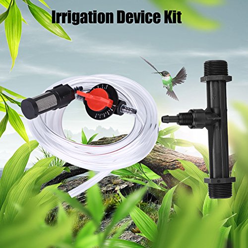 Fertilizer Injector, Venturi Garden Irrigation Device Kit, G3/4 Fertilizer Injector Switch Water Tube Kit