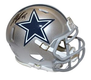 leighton vander esch signed dallas cowboys speed mini helmet fan 39034 – autographed nfl mini helmets