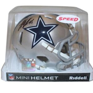 Leighton Vander Esch Signed Dallas Cowboys Speed Mini Helmet FAN 39034 - Autographed NFL Mini Helmets