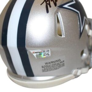 Leighton Vander Esch Signed Dallas Cowboys Speed Mini Helmet FAN 39034 - Autographed NFL Mini Helmets