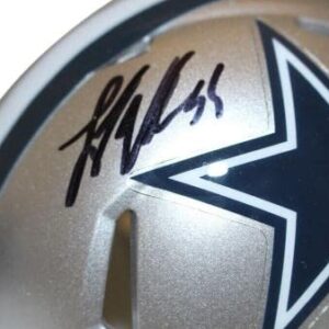 Leighton Vander Esch Signed Dallas Cowboys Speed Mini Helmet FAN 39034 - Autographed NFL Mini Helmets