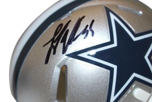 Leighton Vander Esch Signed Dallas Cowboys Speed Mini Helmet FAN 39034 - Autographed NFL Mini Helmets