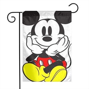 mickey mouse garden flag home outdoor/indoor yard flag 12 x 18 inch