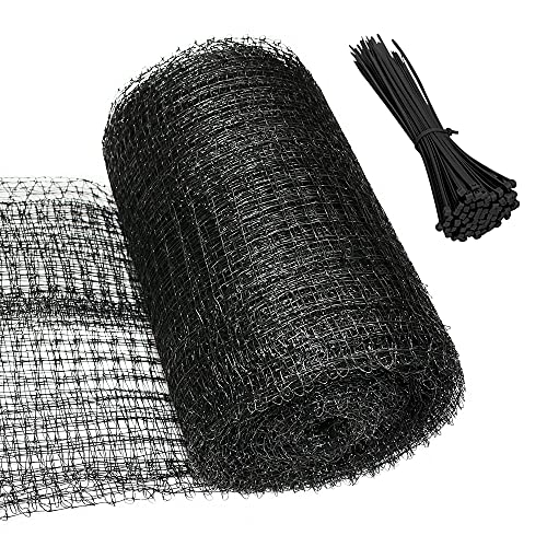 Gardzen 6.8ft x 30ft Anti Bird Netting, Pond Net with 20pcs Cable Ties - Protect Your Garden Vegetables Fruit Plants Ponds