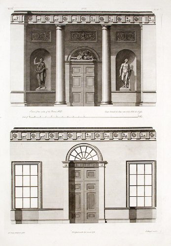 Section of Two Sides of the Porter's Hall.