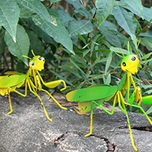 GIFTME 5 Metal Mantis Garden Yard Art Decor Set of 2 Lawn Patio Tree Ornaments Sculpture