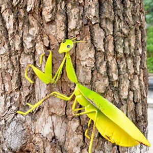 GIFTME 5 Metal Mantis Garden Yard Art Decor Set of 2 Lawn Patio Tree Ornaments Sculpture