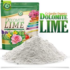 organic dolomite lime – made in usa garden soil amendment fertilizer for plants. calcium/magnesium additive. safely raise & stabilize ph – earthbox. 100% water soluble.