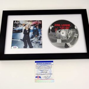 Let Go CD Signed Autographed By Avril Lavigne Framed PSA/DNA COA