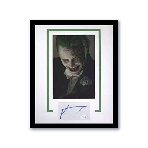 Jared Leto"Suicide Squad" AUTOGRAPH Signed 'Joker' Framed 11x14 Display B ACOA