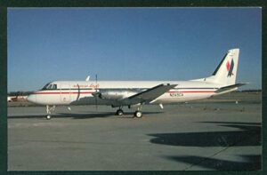 american eagle airline grunman gulfstream g-1 aircraft airplane postcard