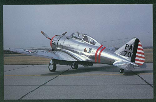 Seversky P-35 Pursuit Airplane WWII Air Corps Postcard