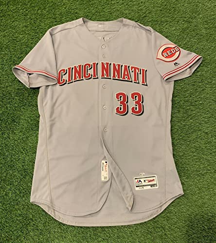 Jesse Winker Cincinnati Reds Game Used Worn Jersey - “2nd Career HR” 2017 - MLB Game Used Jerseys