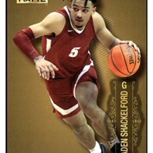 JADEN SHACKELFORD RC 2022 Wild Card Gold Matte ROOKIE #29 G League NM+-MT+ NBA Basketball