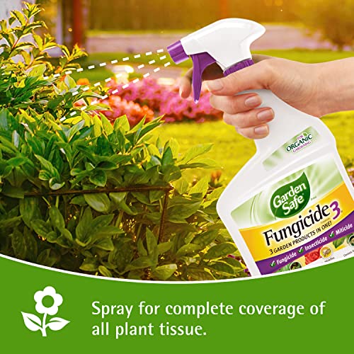 Garden Safe Brand Fungicide3, Ready-to-Use, 24-Ounce, 2 Pack
