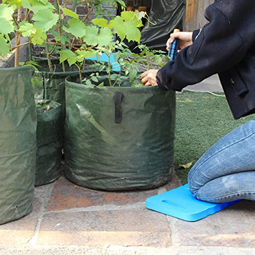 Gardzen Garden Kneeling Pad - for Gardening, Baby Bath, Yoga, Pilates, Exercise, 16"x8"x1", Blue