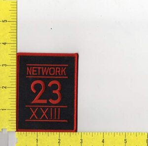 max headroom network 23 logo iron on patch sm