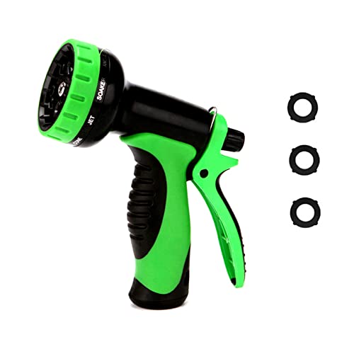 OODOSI Garden Hose Nozzle, Water Hose Nozzle Sprayer with 10 Adjustable Watering Spray Patterns for Watering, Cleaning, Car Washing, Pets Showering