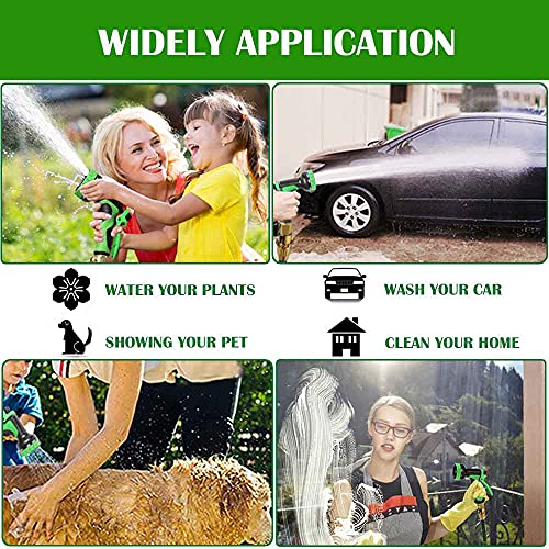 OODOSI Garden Hose Nozzle, Water Hose Nozzle Sprayer with 10 Adjustable Watering Spray Patterns for Watering, Cleaning, Car Washing, Pets Showering