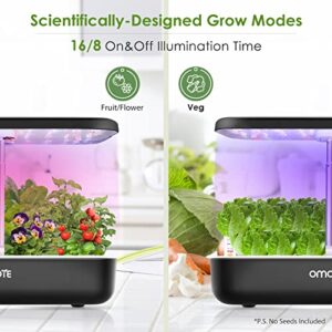 Hydroponics Growing System, OMOTE Hydroponic Garden for Indoor Plants, Herb Garden with 36W 80 LED Grow lights, 12 Kits, 2 Modes, Automatic Timer, Auto Germination Kit Indoor Garden for Family Kitchen