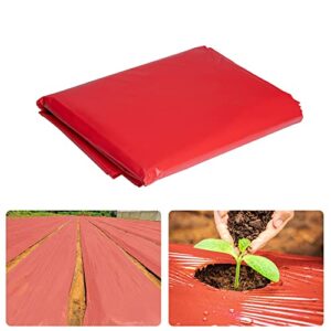 3 mil embossed red mulch garden plastic film,4ft x 25ft red agriculture crops grow film,red planting mulch film for potato, tomato, eggplant, strawberry