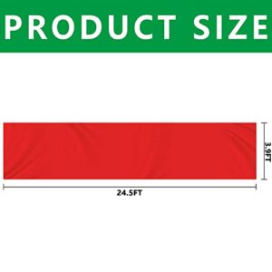 3 Mil Embossed Red Mulch Garden Plastic Film,4ft X 25ft Red Agriculture Crops Grow Film,Red Planting Mulch Film for Potato, Tomato, Eggplant, Strawberry
