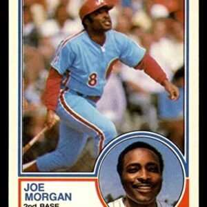 1983 Topps # 77 T Joe Morgan (Baseball Card) NM/MT