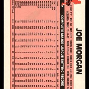 1983 Topps # 77 T Joe Morgan (Baseball Card) NM/MT