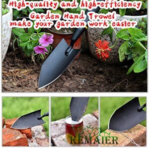 Garden Shovel - Heavy Duty Gardening Hand Trowel, Carbon Steel Garden Trowel with Rubberized Handle, Trowel Garden Tool for Diligent Farmer Soil Planting Digging Transplanting