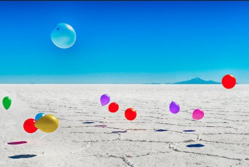 HDR Balloons on the Salt Flat