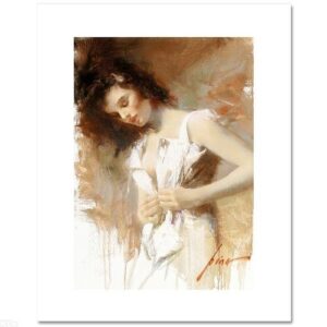 white camisole – artist embellished canvas