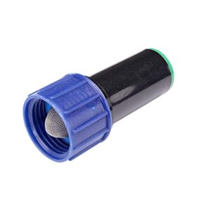 raindrip 320g00ub 3/4″ thread x 1/2″ (.620.630) compression adaptor with washer swivel, hose bibb or, black, blue