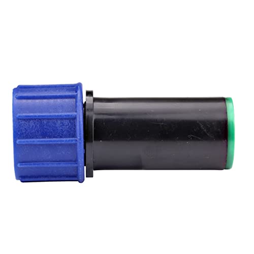 Raindrip 320G00UB 3/4" Thread x 1/2" (.620.630) compression adaptor with washer swivel, Hose Bibb or, Black, Blue