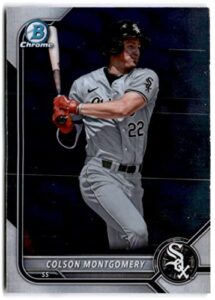 2022 bowman chrome prospects #bcp-212 colson montgomery chicago white sox baseball trading card